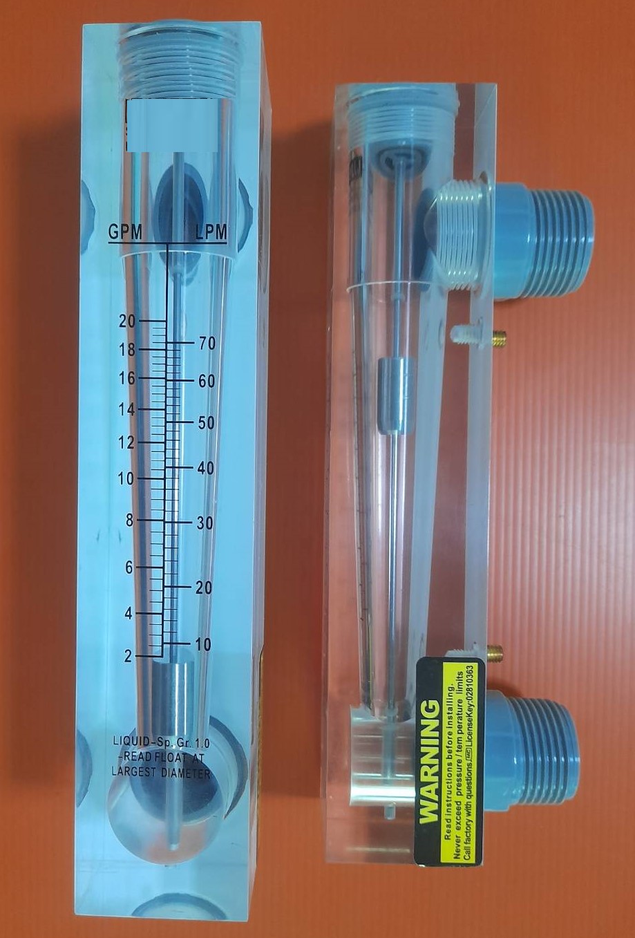BLUE POINT เครื่องวัดอัตราการไหล (FLOW METER) S-4 Series 
