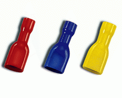 KST INSULATED MALE DISCONECTORS หัวเสียบตัวเมีย แบน หุ้มเต็ม