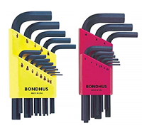 BONDHUS L WRENCH SET ประแจ L สั้น ชนิดชุด 8, 12, 13, 6, 9ตัว