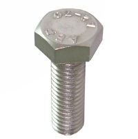 สกรูหัวเหลื่ยมเกลียวตลอดสแตนเลส 304  M14X140MM