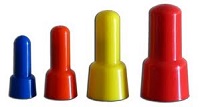 T.LUG No.44 หัวต่อสายหุ้มรูปหมวก แบบสี (12-10AWG) สีเหลือง