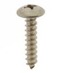 สกรูเกลียวปล่อยหัวกระทะสแตนเลส JT M 5 X 30 MM 