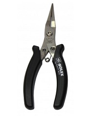 คีมปากจิ้งจกมีฟันมินิ NO.201, LONG NOSE MINI PLIER 